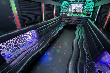 Portsmouth Limo Bus Interior