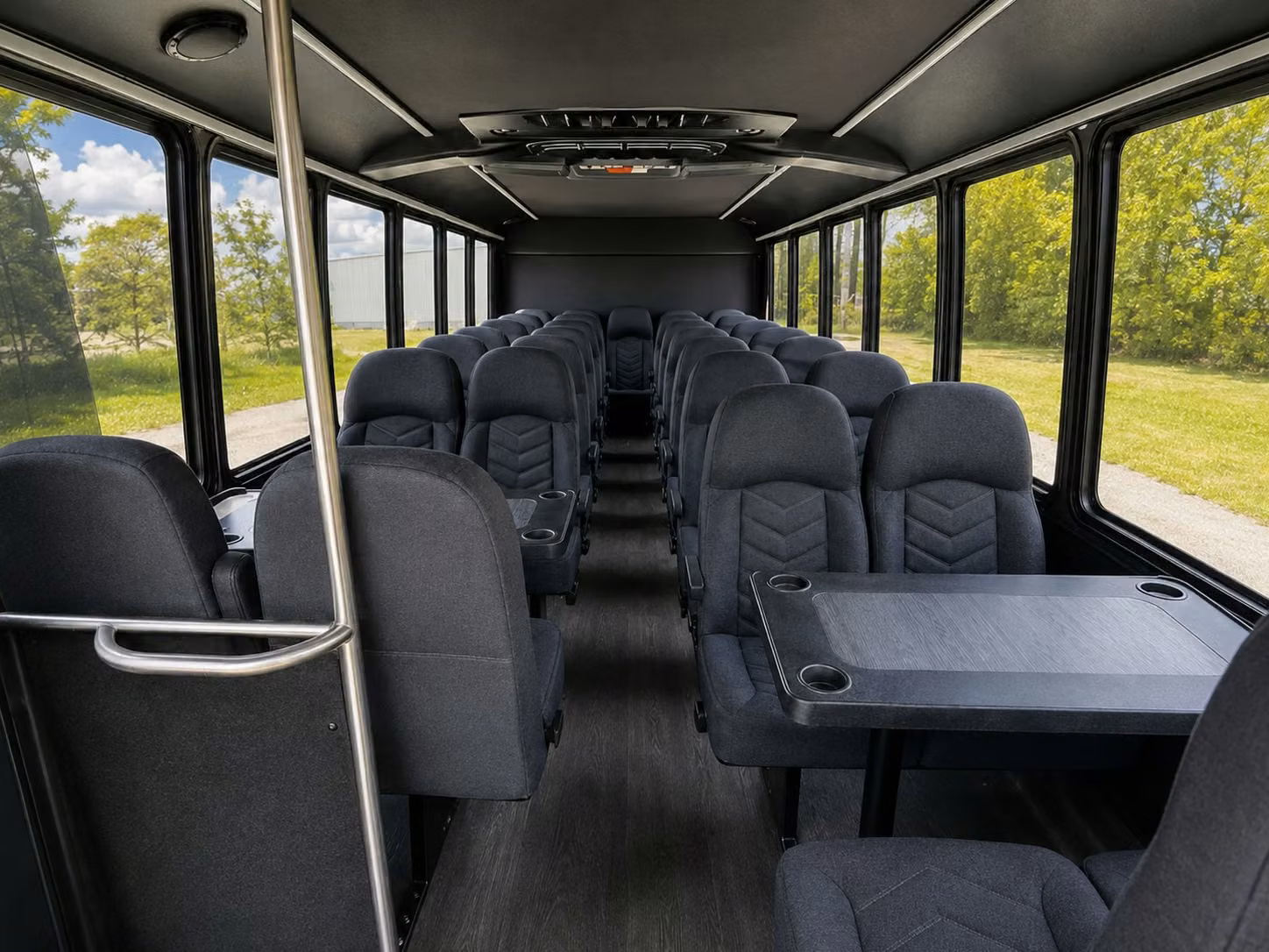15 passenger minibus inside