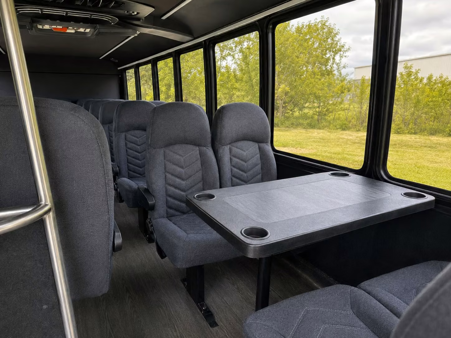 15 passenger minibus interior