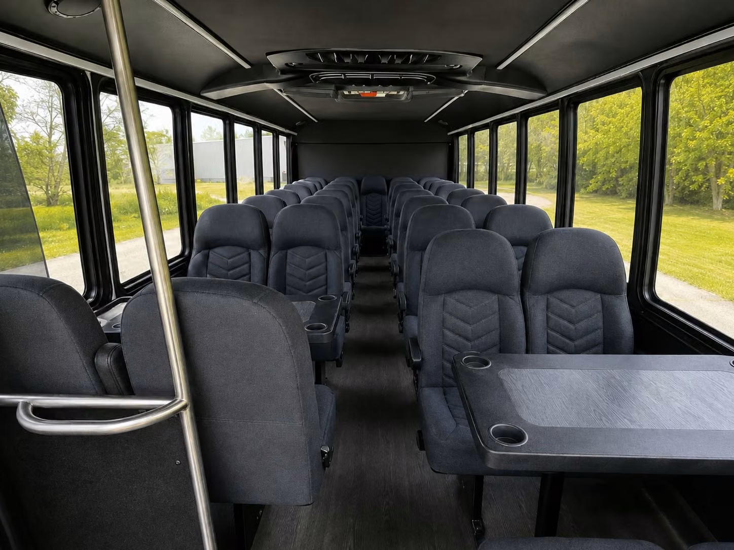 18 passenger minibus interior