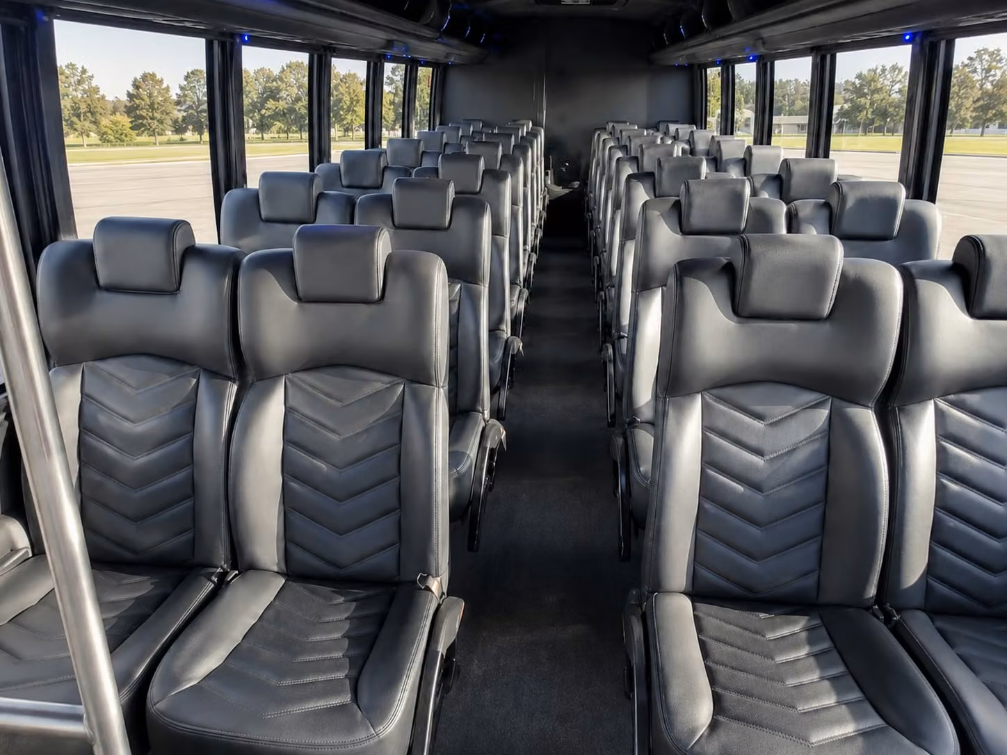 20 passenger minibus interior