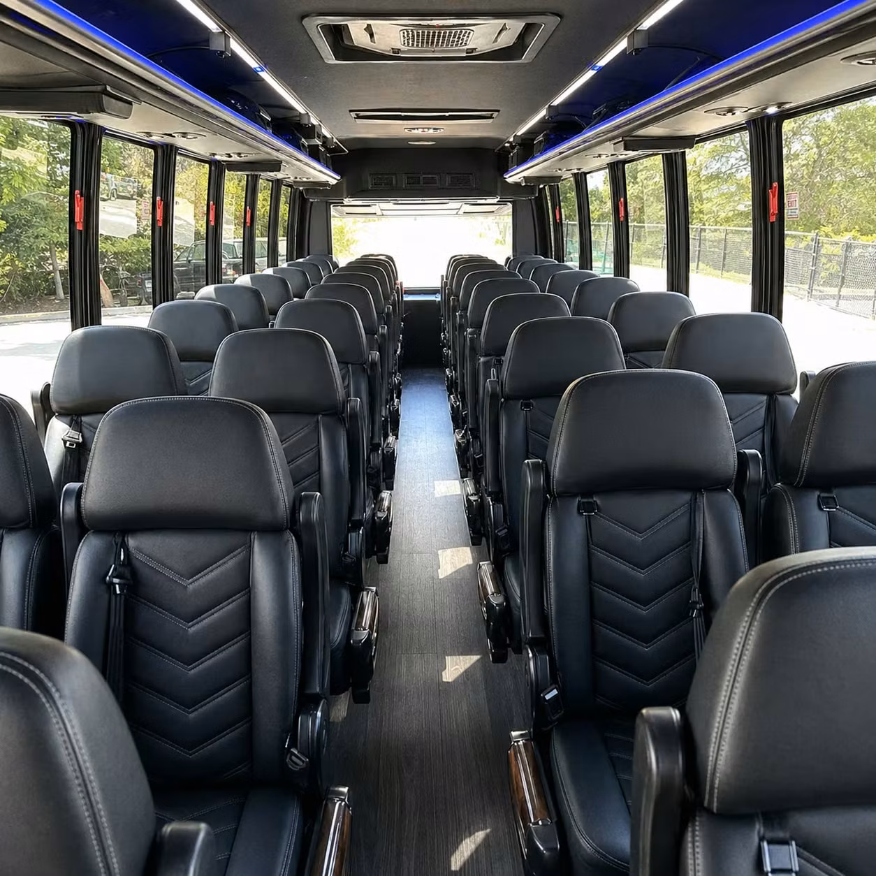 25 passenger minibus inside