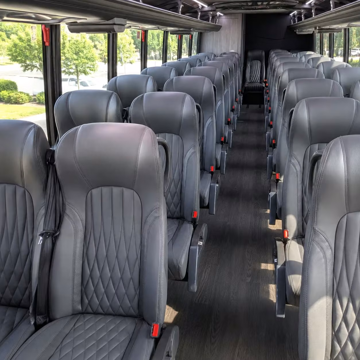 25 passenger minibus interior