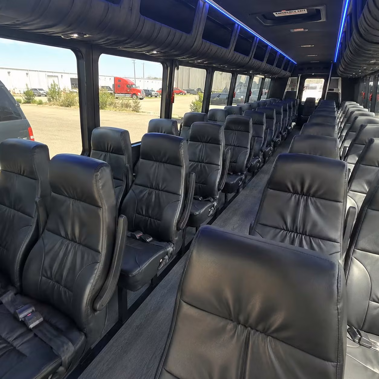 30 passenger minibus inside