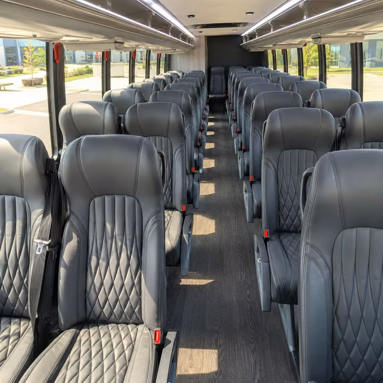 35 passenger minibus interior