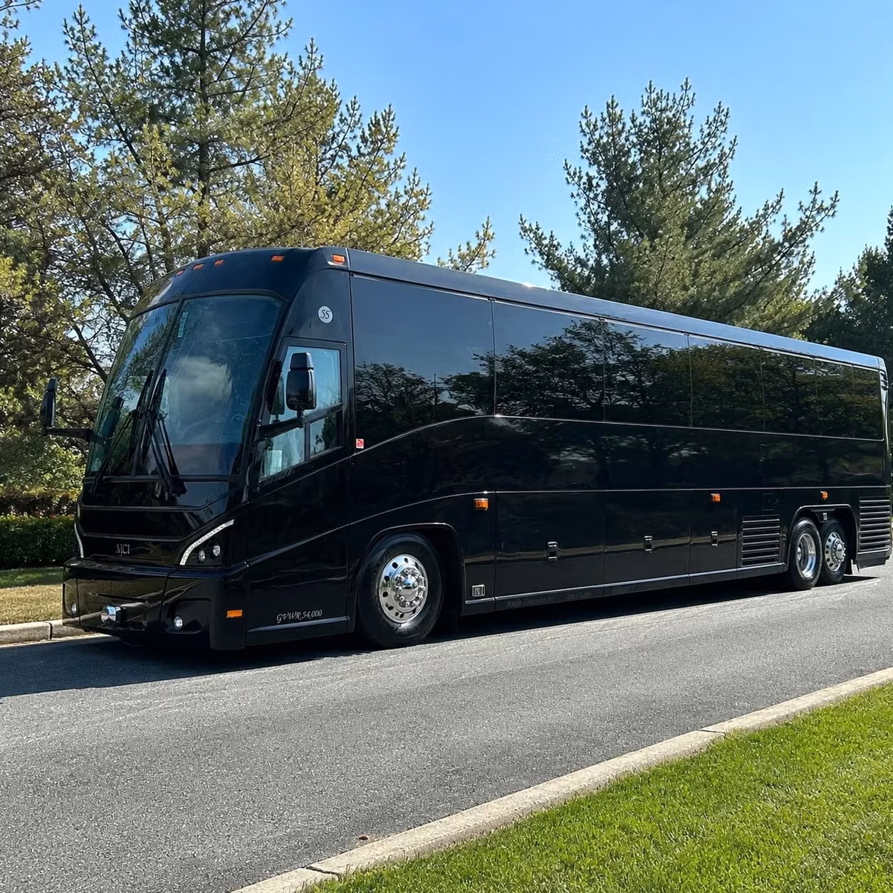 56 passenger charter bus