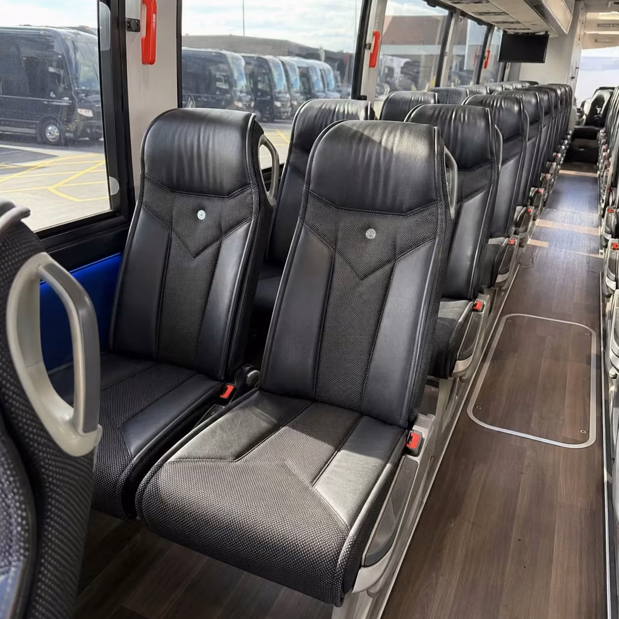 portsmouth charter bus interior