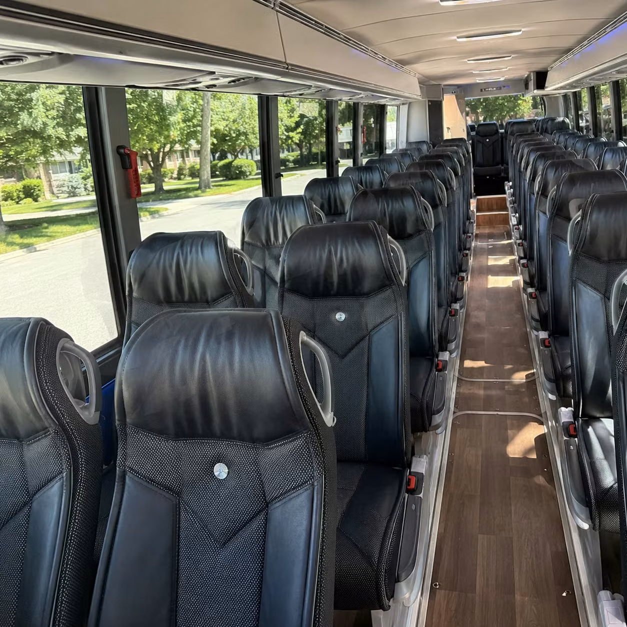 portsmouth charter bus rental inside
